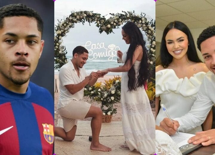 His attitude changed” – Brazilian footballer, Vitor Roque’s wife, Dayana Lins, asks for divorce after One year of marriage