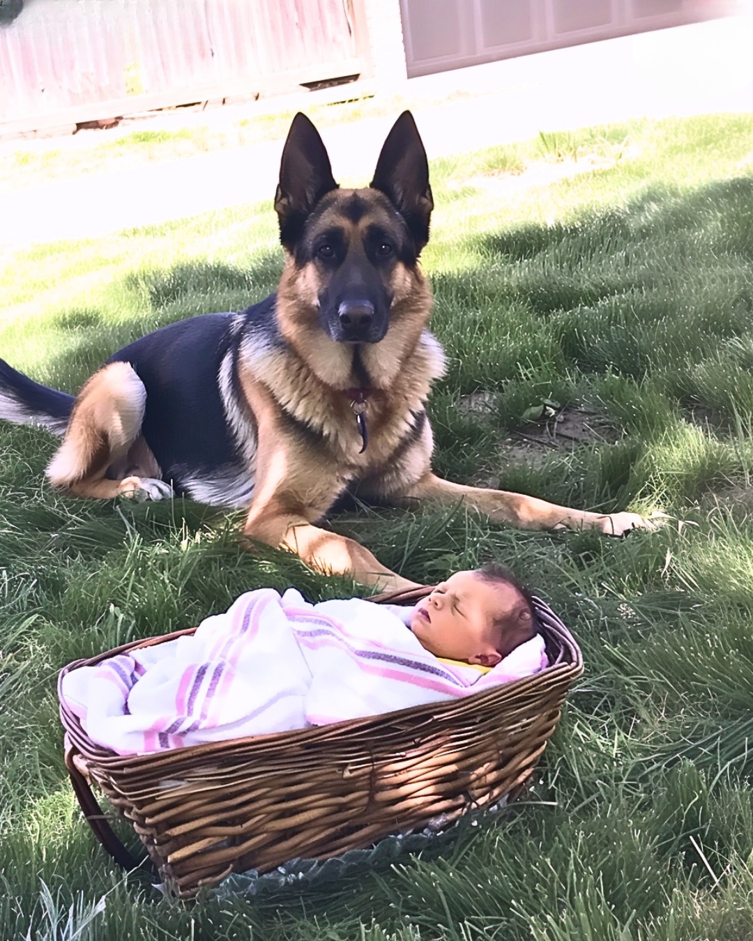 Man Hears His Dog Barking from Afar, Finds It Sitting near an Abandoned Baby – Story of the Day