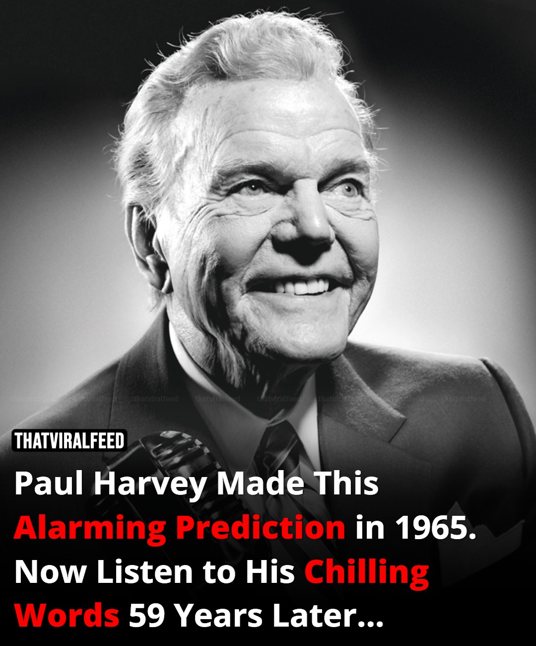 Paul Harvey Made This Prediction In 1965. Now Listen To His Chilling Words.