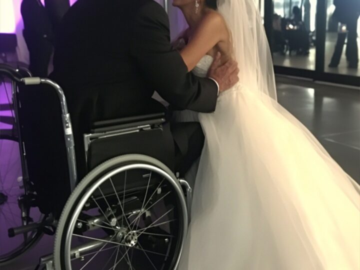 Bride Doesn’t Want Her Dad in Wheelchair to Walk Her Down the Aisle until She Sees Him on TV — Story of the Day