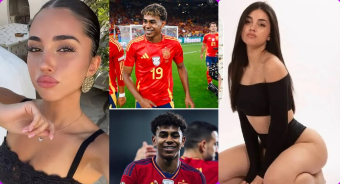 “See Hakimi before making any decision“- Fans tell 17-yr-old Barcolena star Lamine Yamal as 20-yr-old girlfriend, Anna Gegnoso wants to marry him fast