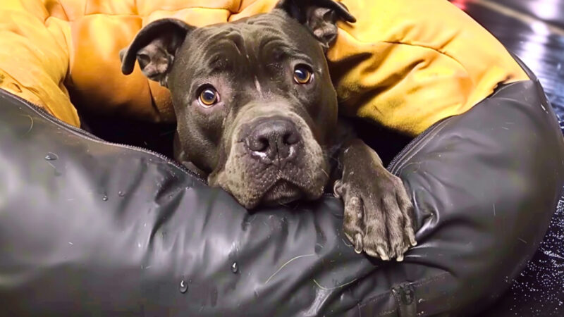 Abandoned Pitbull Loses Faith in Humanity — Until a Cancer Patient Shows Him What Love Means